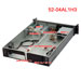 52-04AL1H3, 2U rackmount IPC chassis/ server case for E-ATX Motherboard and ATX PSU with the open front