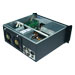 4U rackmount IPC chassis/ server case with the front I/O output and the open cover