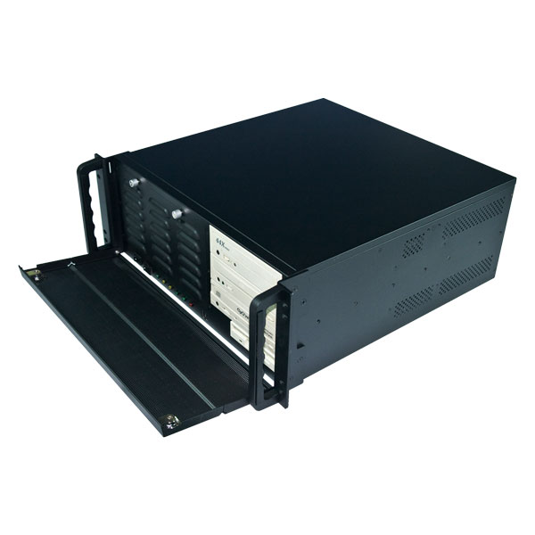 4U rackmount IPC chassis, multi SATA Hard Disk bays