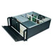 4U rackmount IPC chassis, 8x SATA Hard Disk bays with the open cover