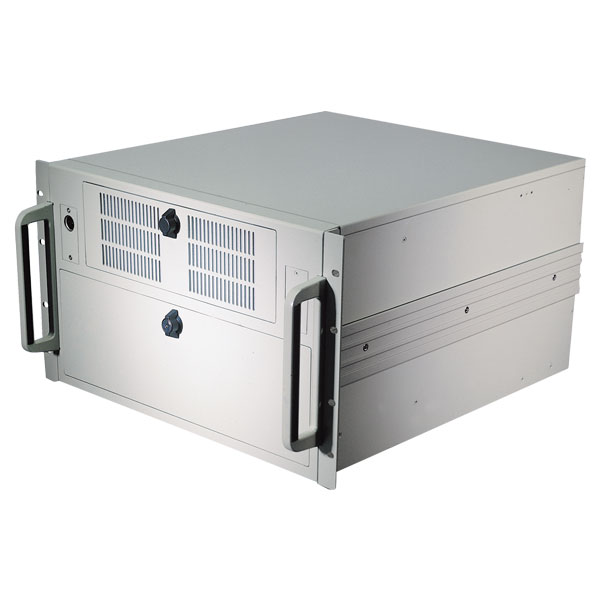 6U rackmount IPC chassis / server case with effective ventilation function