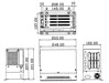 the drawing of Compact rackmount chassis/ PICMG x4 slots