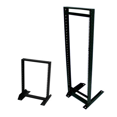 19" Sheet Steel Open Frame Rack/ Network Cabinet