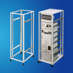 19" Multi-function steel Open Rack for Telecom Cable Appliances