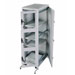 Free standing 19" aluminum Server Racks/ Telecom Cabinets with three open doors