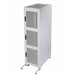 Free standing 19" aluminum Server Racks/ Telecom Cabinets with three mesh doors
