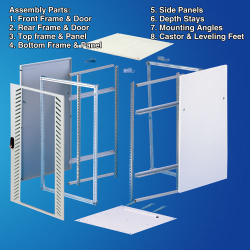 Sheet Steel Cabinet Rack